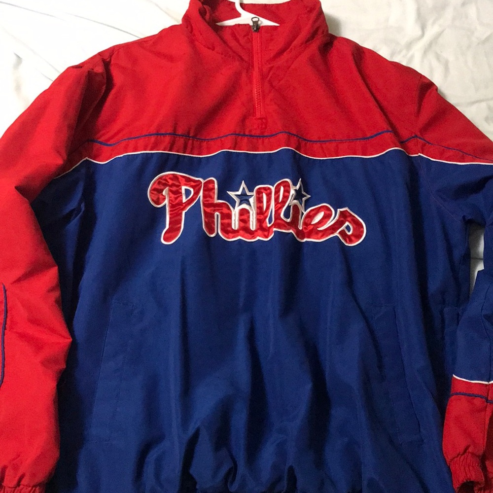 Philadelphia Phillies Quarter Zip Light Jacket